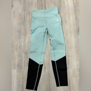 Women’s Aqua and Black Ryderwear Leggings